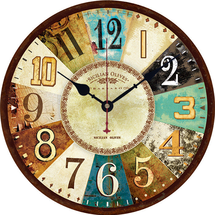 Home Fashion Modern Personality Retro Wall Clock