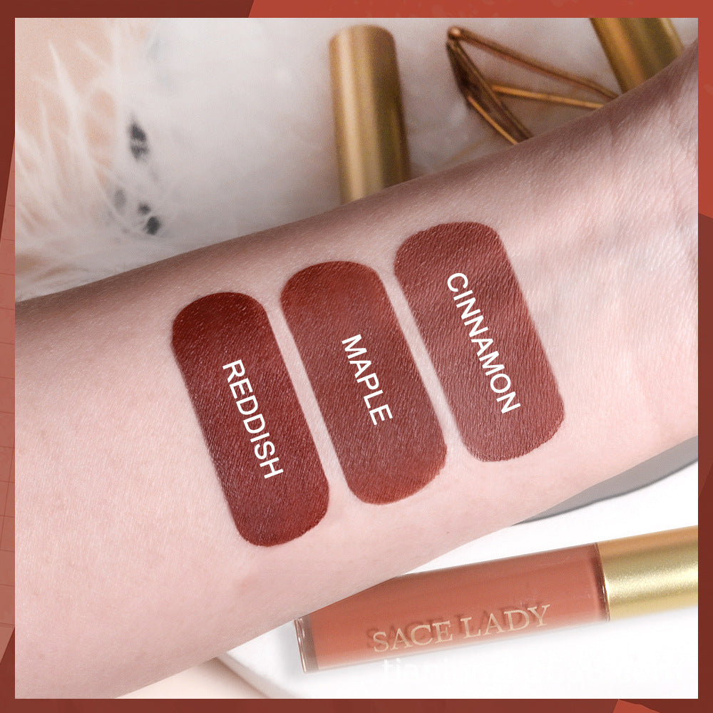 Ensemble de vernis à lèvres mat velouté imperméable et antiadhésif