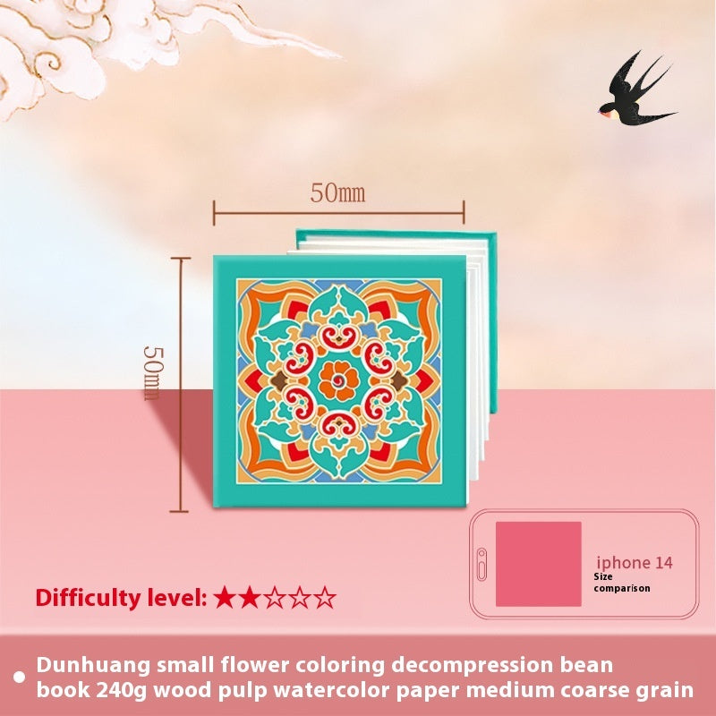 Doudou Book Chinese Style Coloring Decompression Small Picture Book