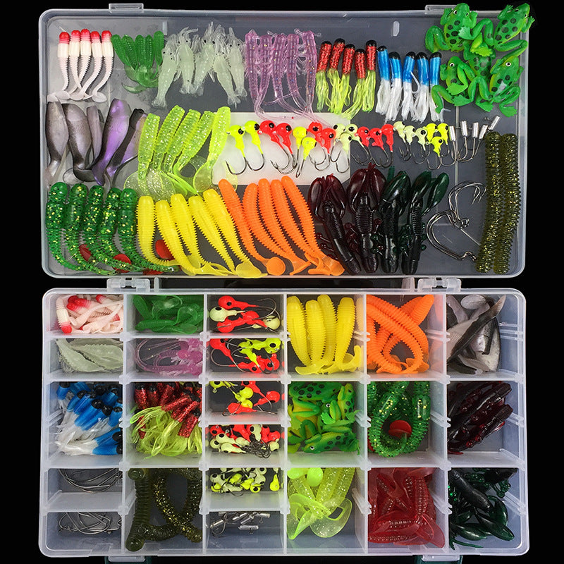 Weihe Ensemble d'hameçons plombés 301 pièces d'appâts bioniques, appâts artificiels, appâts leurres, appâts souples insectes