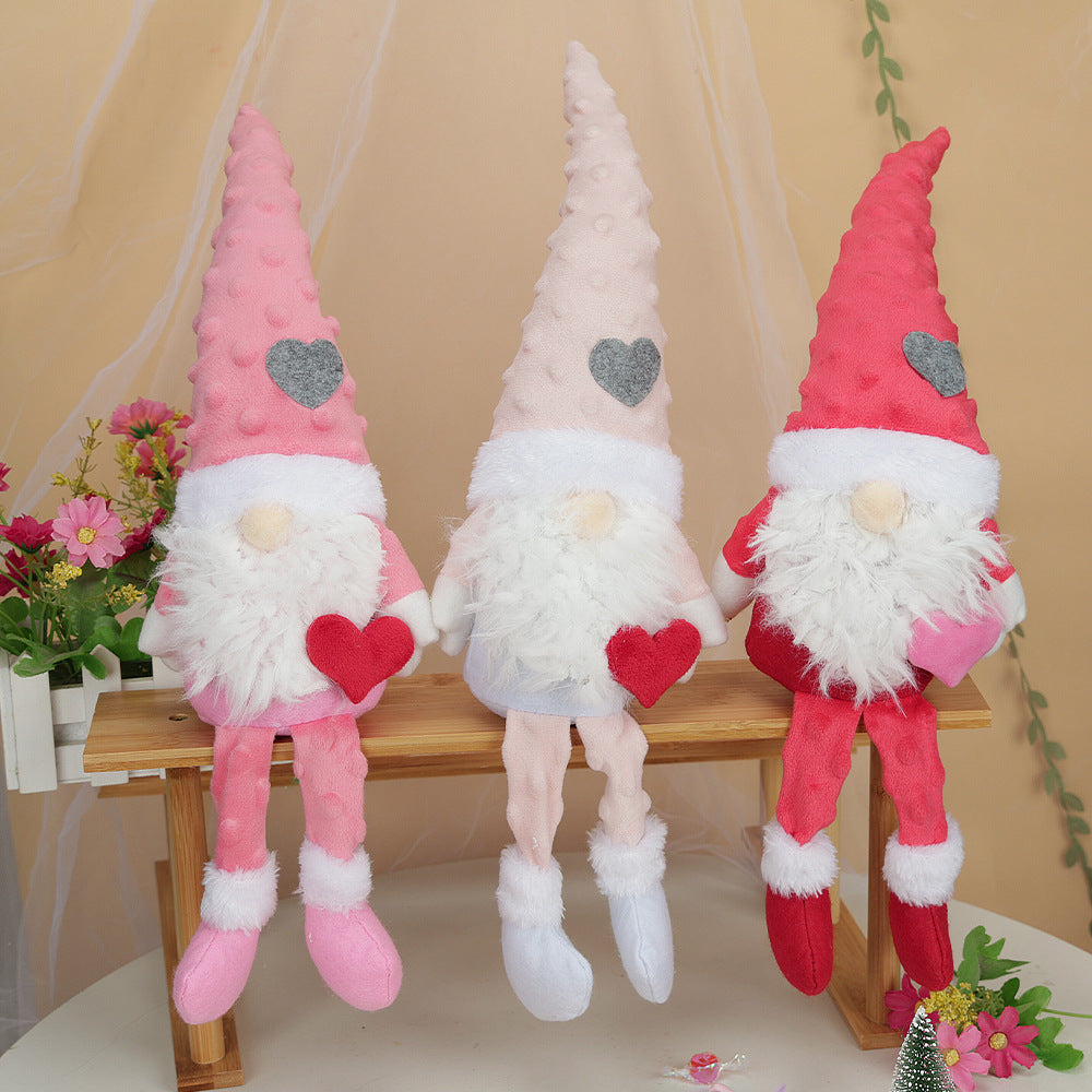 Cadeau de la Saint-Valentin : poupée sans visage Rudolph