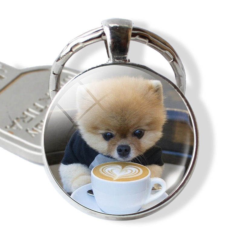 Fashion Personality Time Gem Creative Keychain