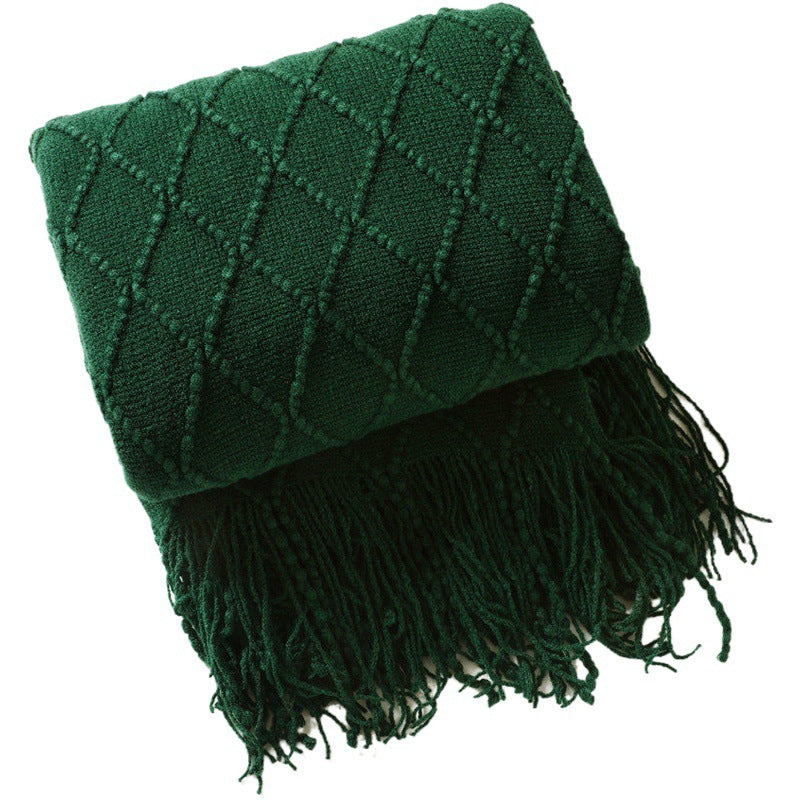 Knitted Blanket Sofa Cover Cover Blanket Office Air Conditioner