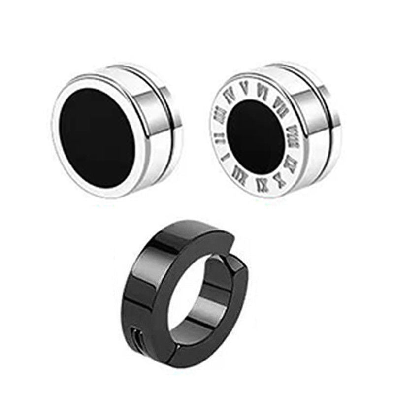 High-grade Stud Earrings Without Pierced Ears For Men