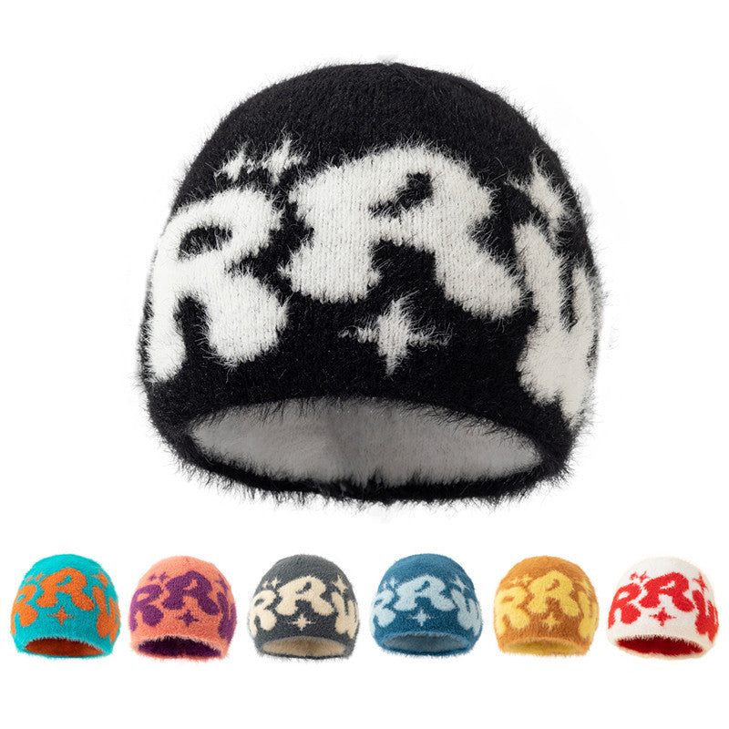 Women's Knitted Fashion Personalized Wool Cold Hat