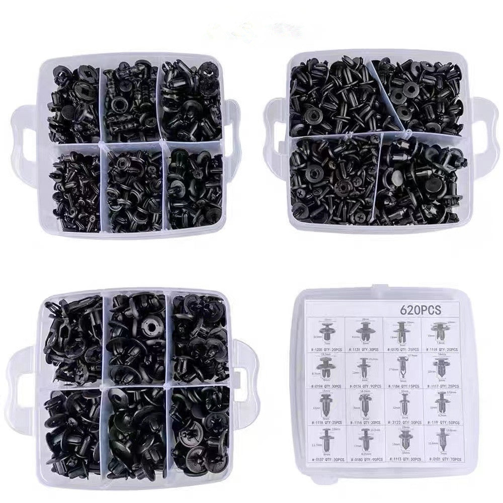 800PCS Car Bumper Repair Kit Boxed Universal Button