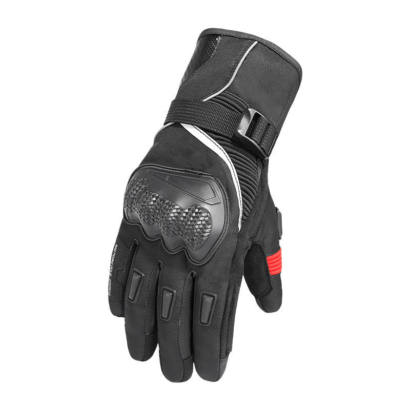 Gants de cyclisme chauds en velours pour hommes