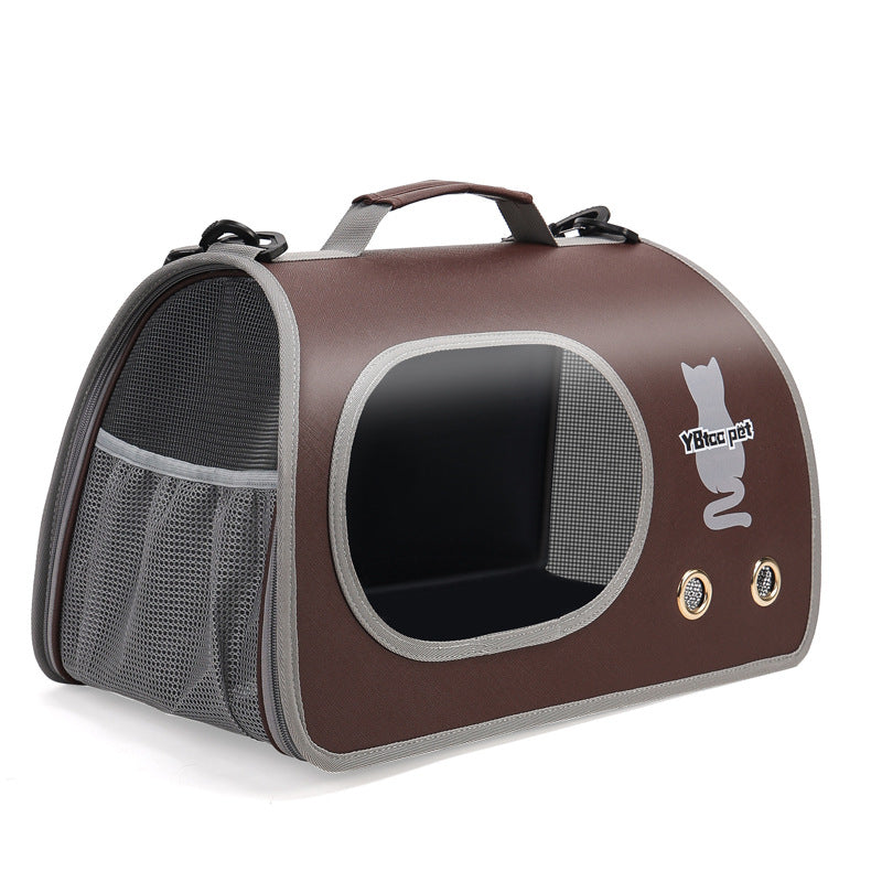 Sac à bandoulière portable grande capacité pour grand chat avec support