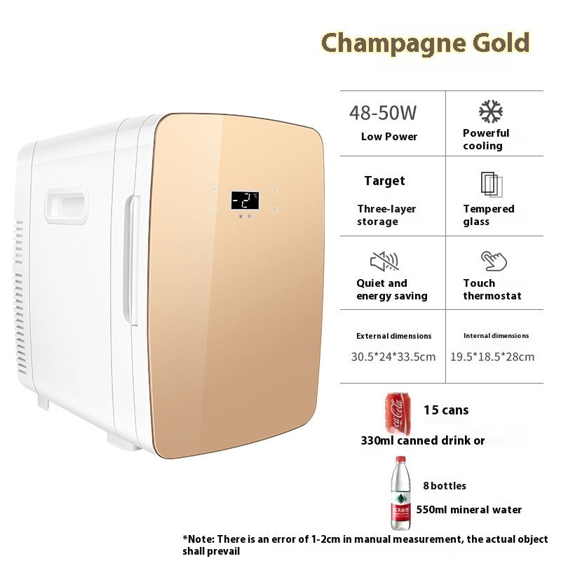 15L Car Refrigerator Digital Display For Dormitory Single Household Refrigerator Mini Refrigeration