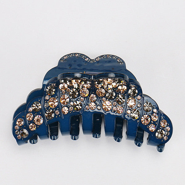 Accessoires pour cheveux en acétate à strass pour femme