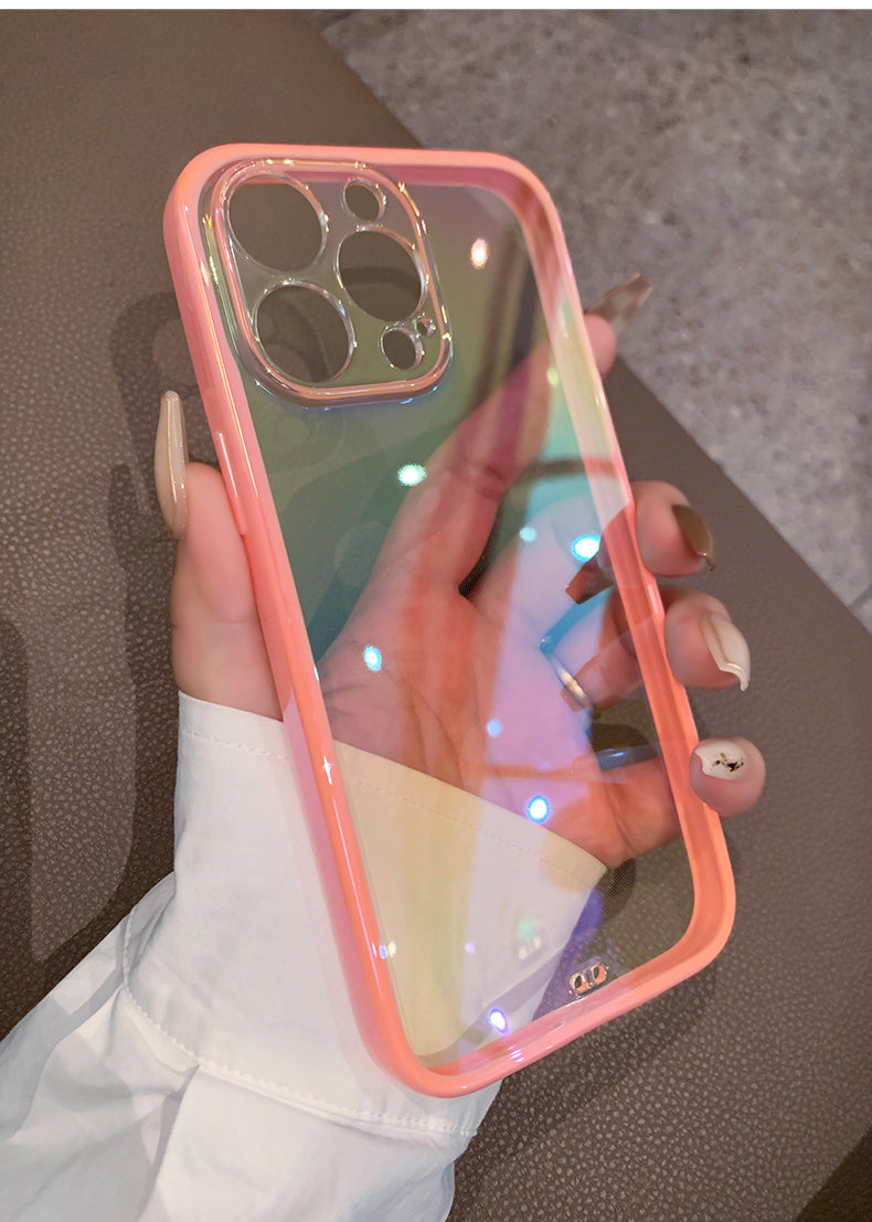 Laser Colorful Purple Mobile Phone Case