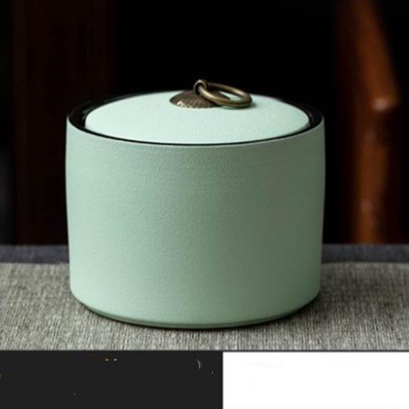 Cendrier en poterie noire brute, créatif, pour salon, bureau de luxe léger