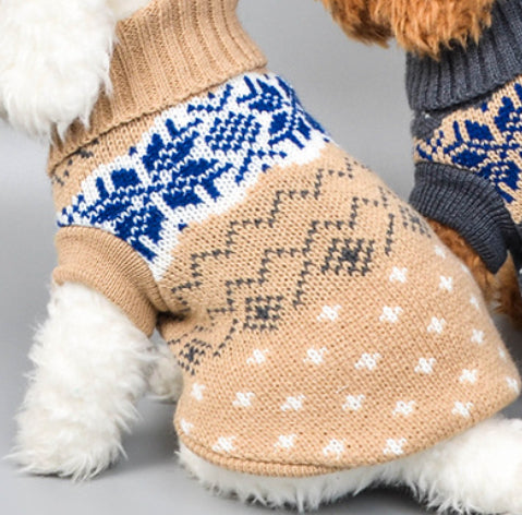 Pull Minimaliste Imprimé Chien Mignon