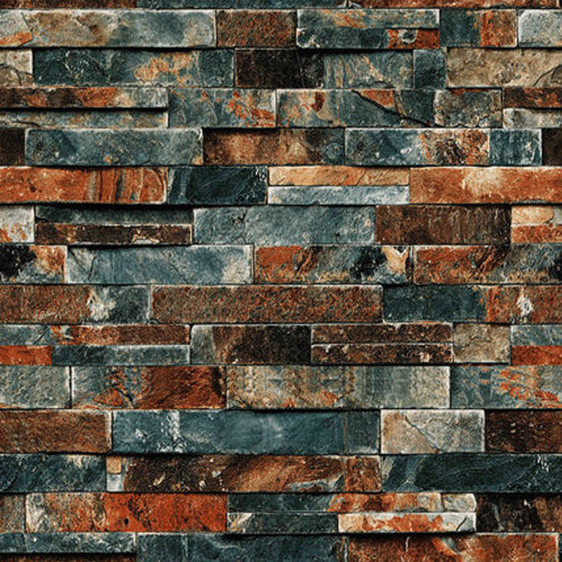 Hall Retro Culture Marble Tile Wallpaper