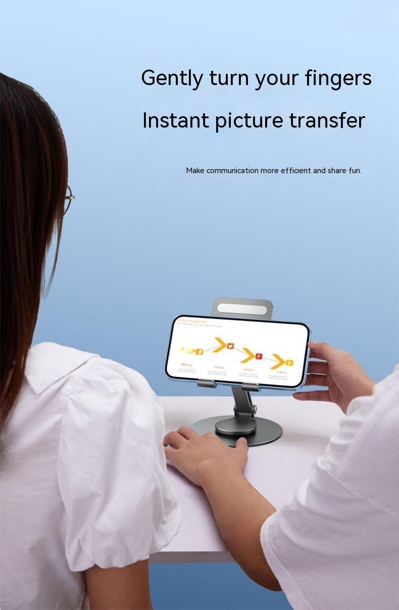 Mobile Phone Tablet Aluminum Alloy Rotating Adjustable Multifunction Bracket