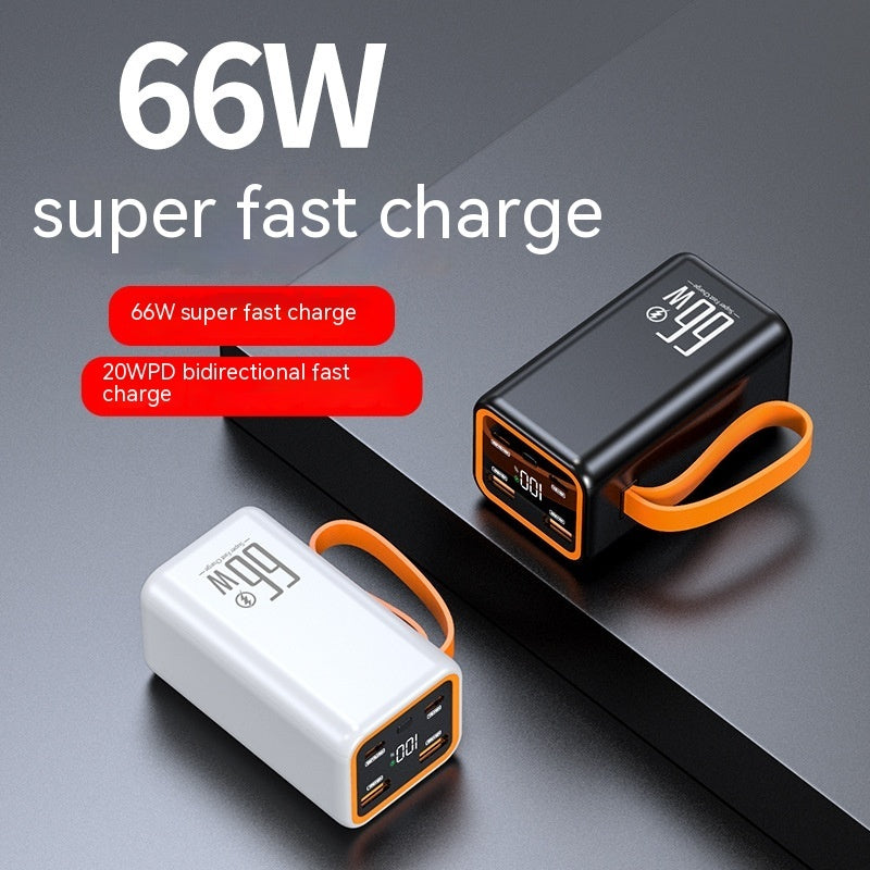 Alimentation mobile grande capacité 20000 MA à charge rapide PD66W