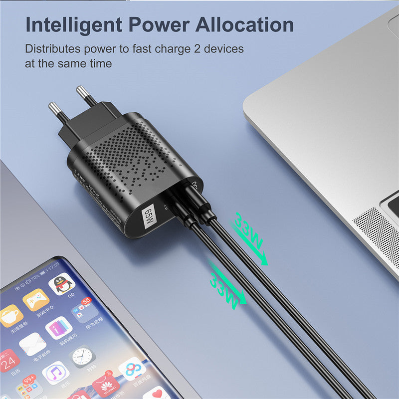 65W GaN Charger PD Fast Charge