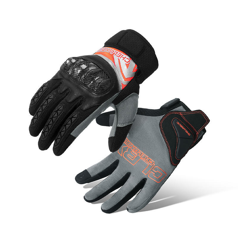 Gants de moto en fibre de carbone