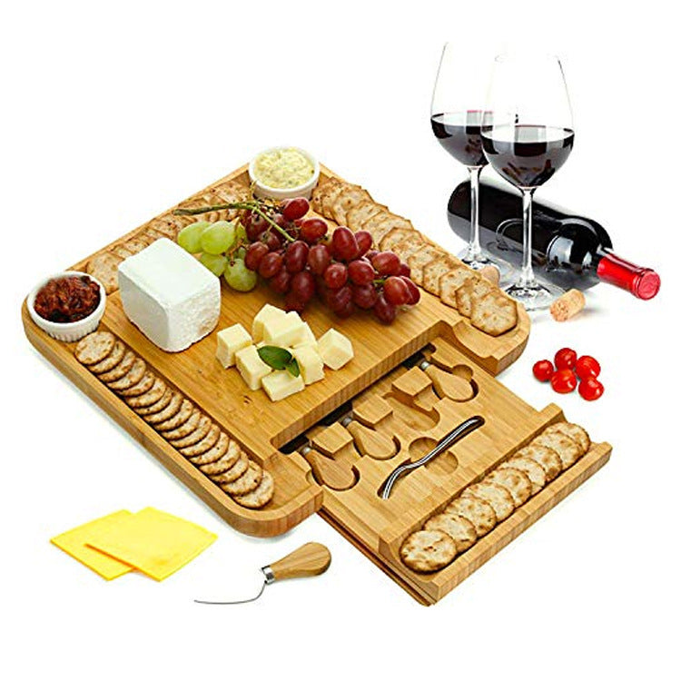 Planche à découper Acacia Western et accessoires à fromage