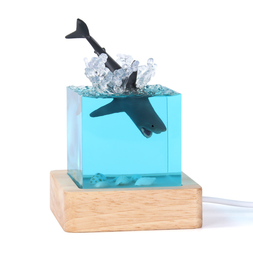 Handmade Marine Whale Resin Decorations