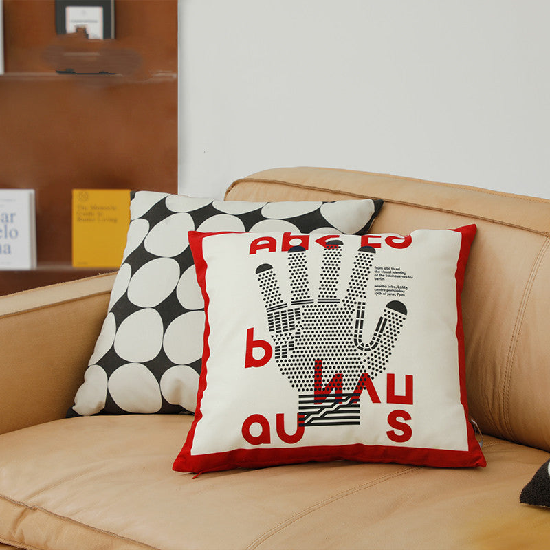 Bauhaus Art Pillow Sofa Living Room Bay Window Cushion
