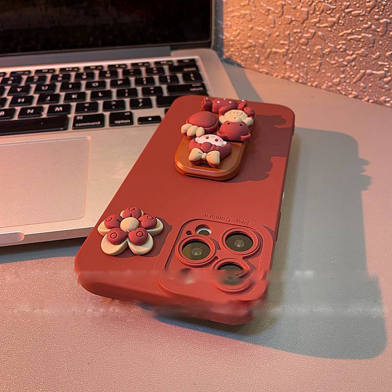 Girls Bear Carrot Candy Phone Case Cover
