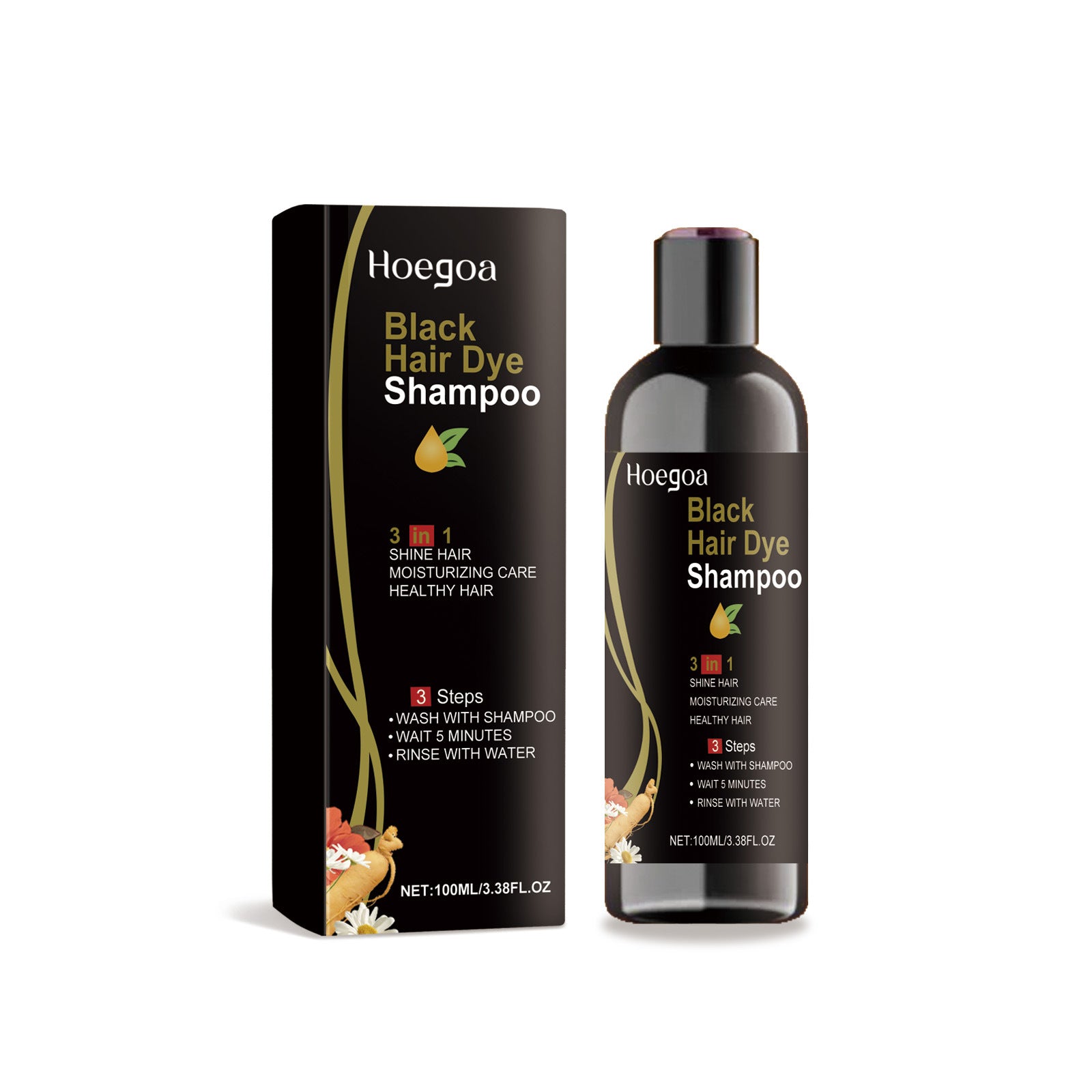 Shampooing Capillaire aux Plantes Pour des Cheveux Doux et Légers