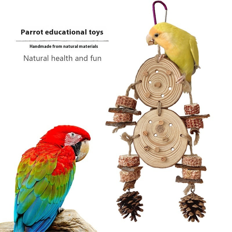 Bird Toys Tear And Relax Pineapple Decorative Pendant