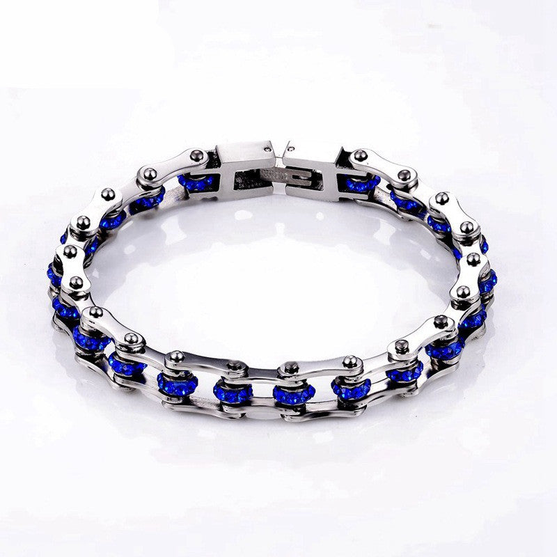 Women's Fashion Stainless Steel Bicycle Bracelet