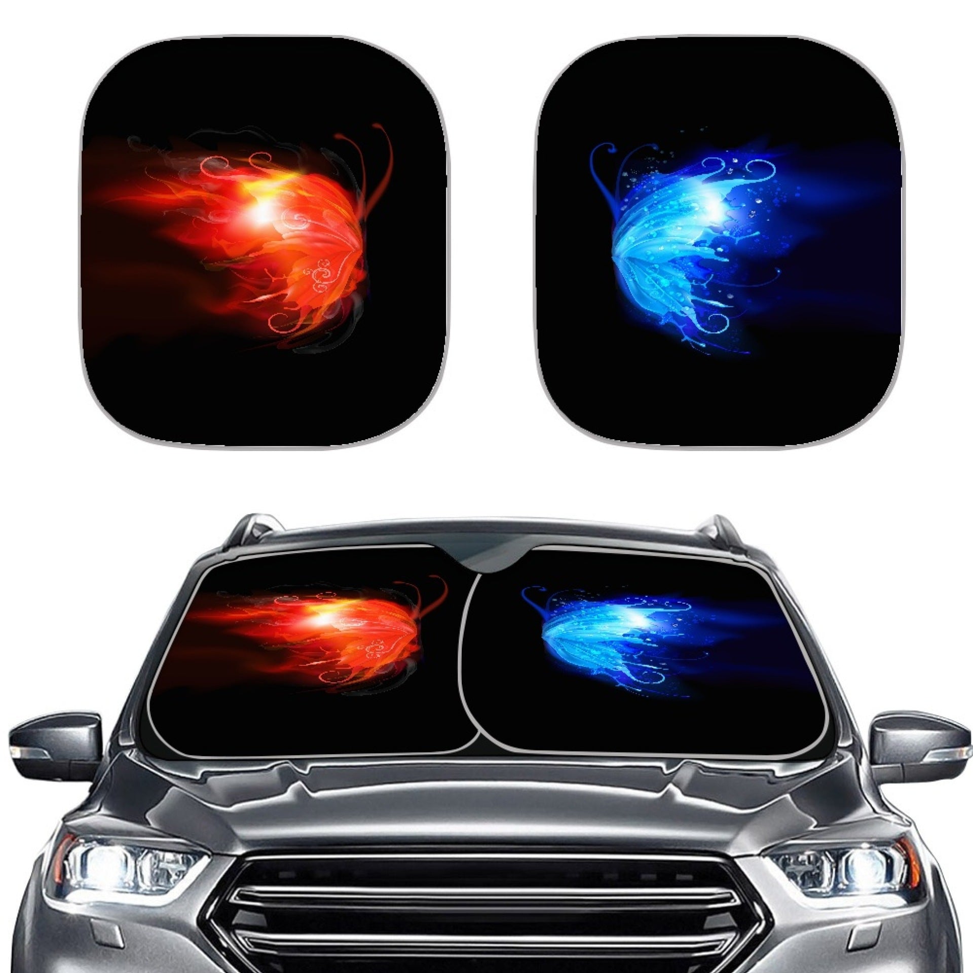 Pare-soleil de voiture protection solaire et isolation thermique