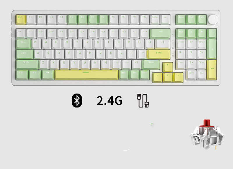 Three-mode Mechanical Keyboard Wireless Customization