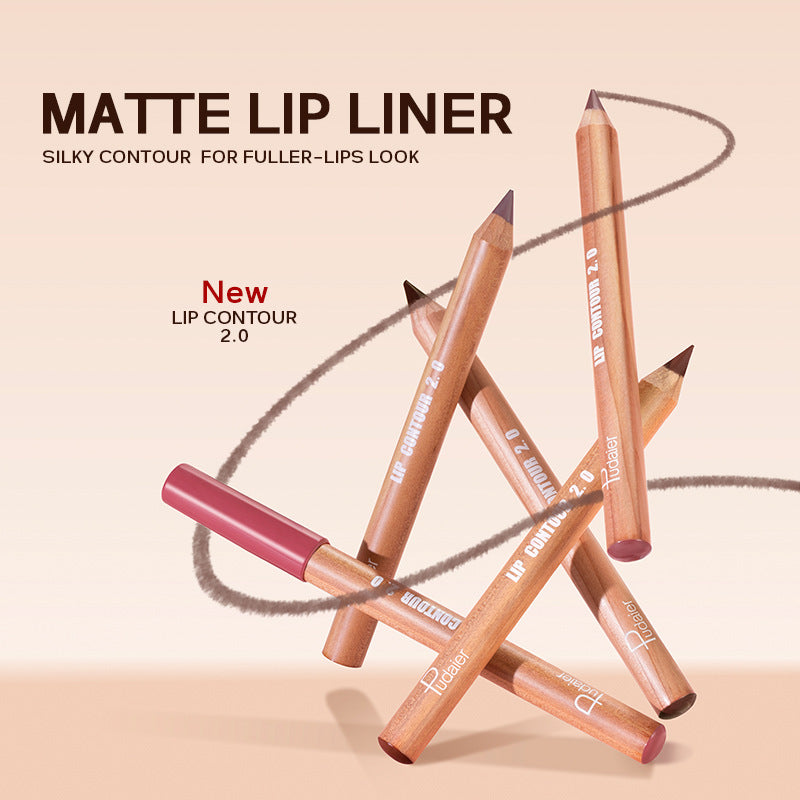 Crayon à lèvres mat 8 couleurs, maquillage beauté.