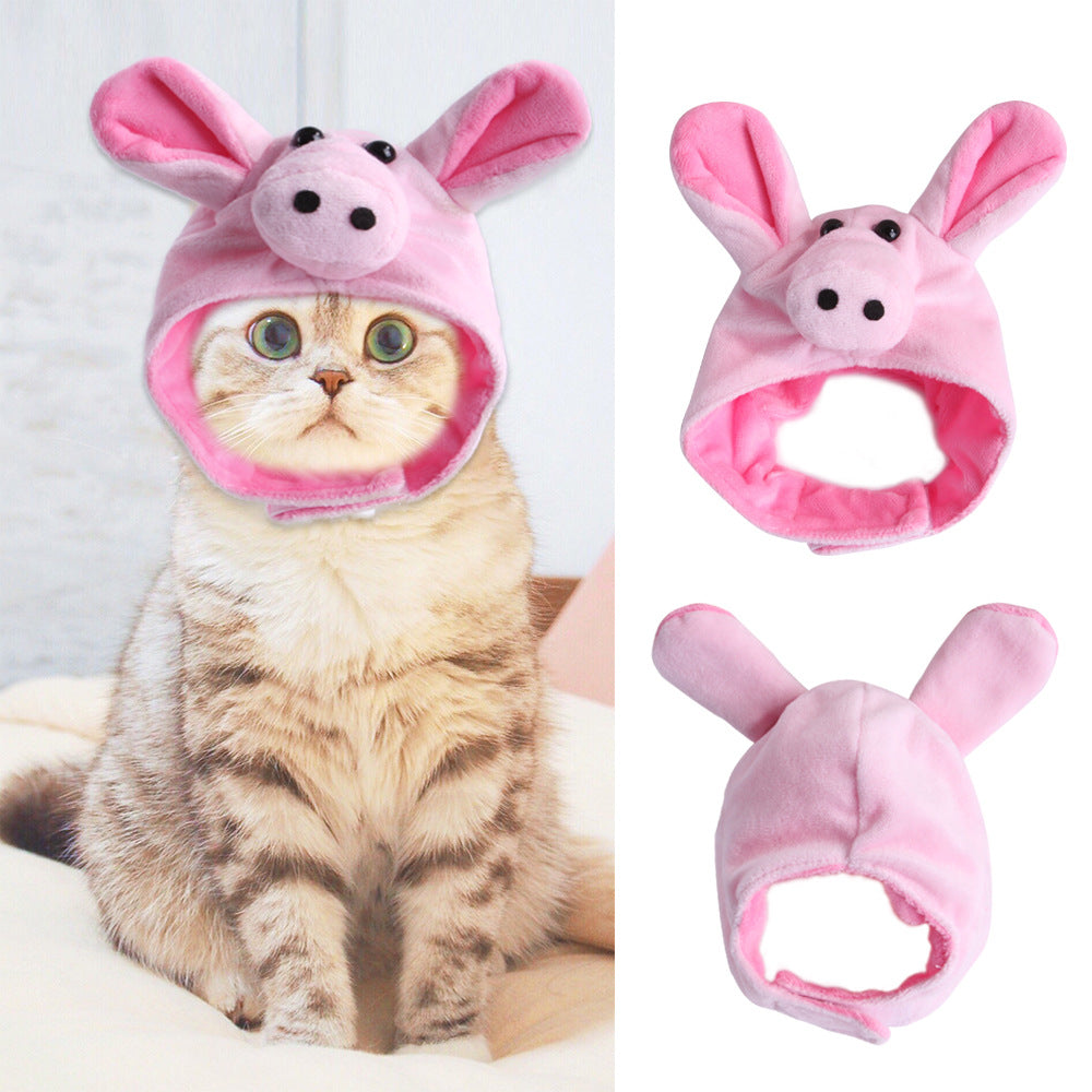 Chapeau de compagnie pour cheveux bouclés, chat, déguisement amusant, produits pour animaux de compagnie