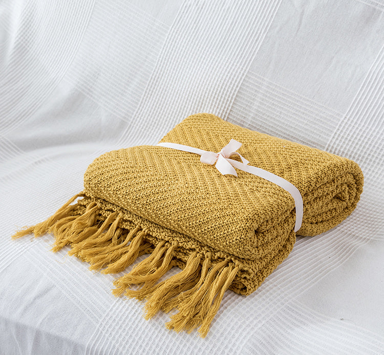 Nordic Sofa Blanket Air Conditioning Cover Photography Blanket