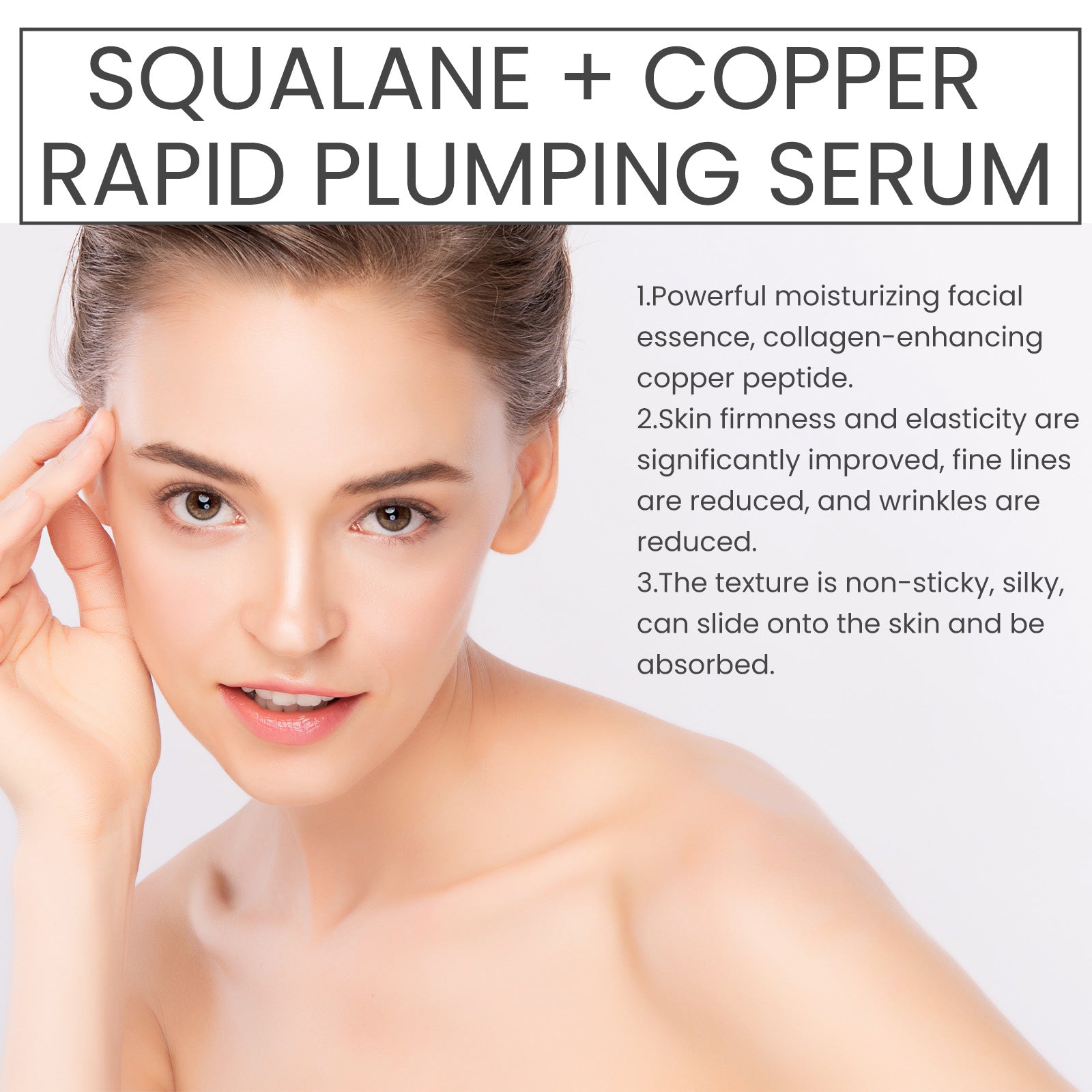 Lotion Tonique Hydratante Peptides de Cuivre et Riche en Squalane