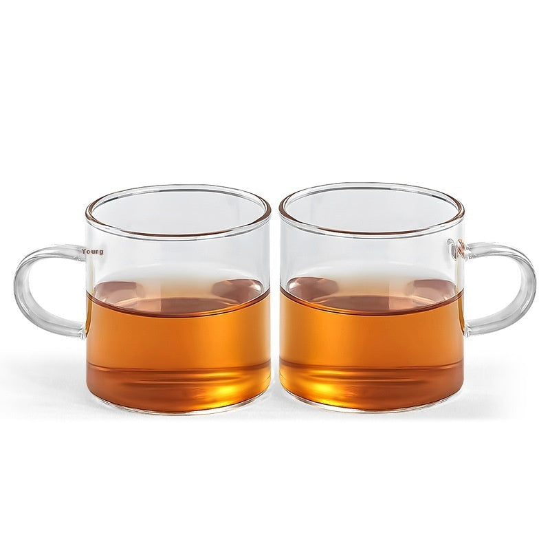 Verre avec poignée Tasse à thé ménagère résistante aux hautes températures