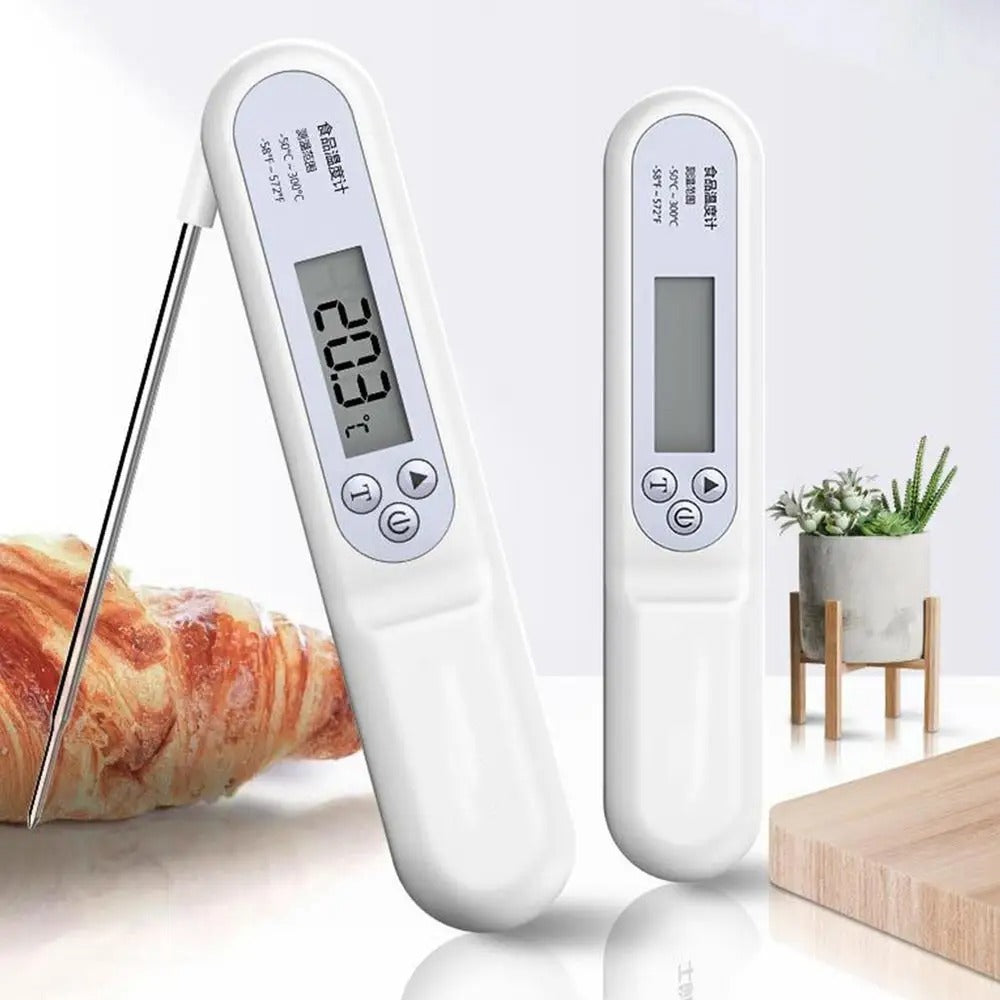 Oil Folding Probe Type Food Thermometer