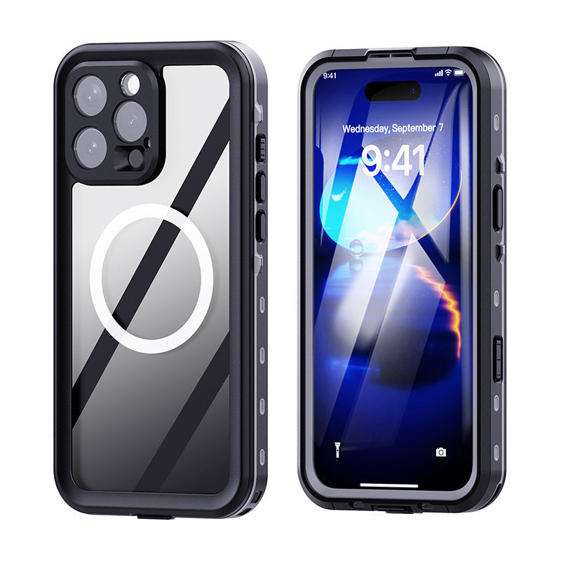 Coque étanche et antichute pour téléphone portable pour la natation et la plongée
