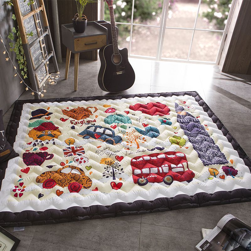 Cartoon Cotton Thickened Children's Play Mat Folding