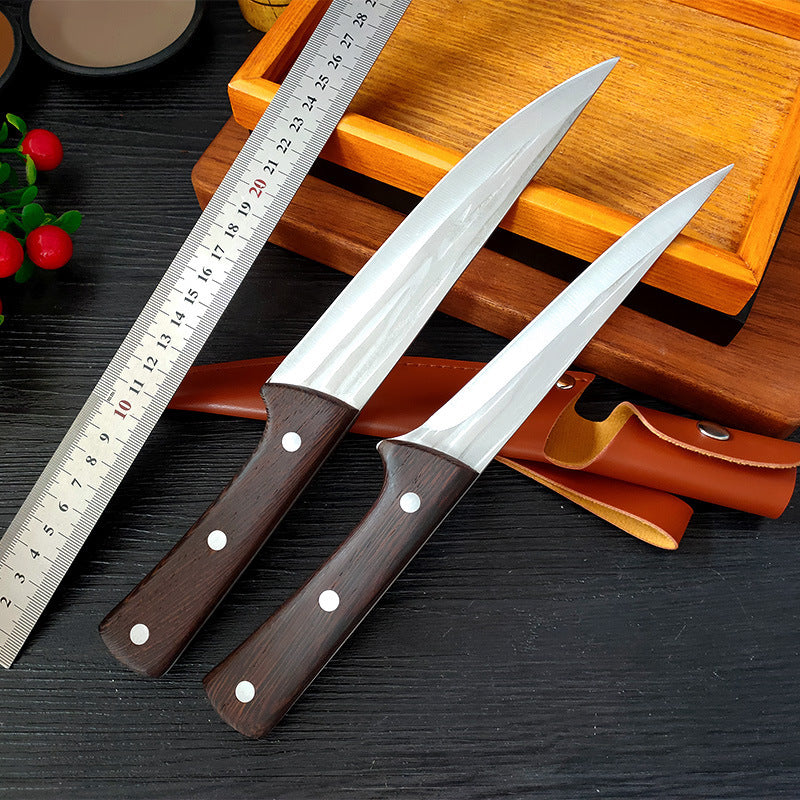 Os de pioche forgés à la main Couteau tranchant à motif de marteau Viande à vendre Fendu
