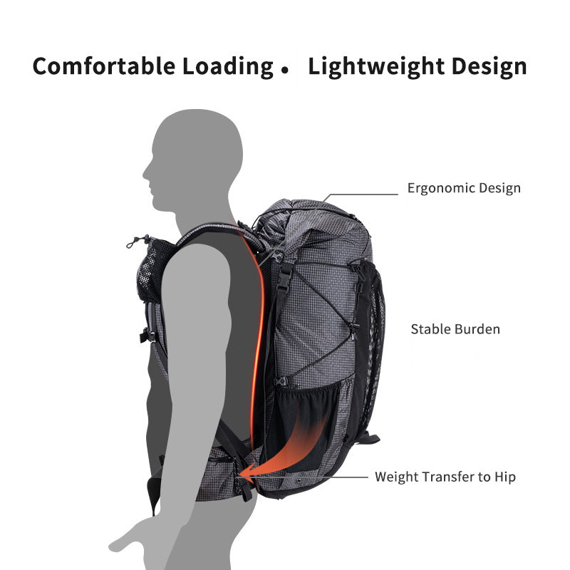 Sac à dos de randonnée et de camping de voyage grande capacité extérieur