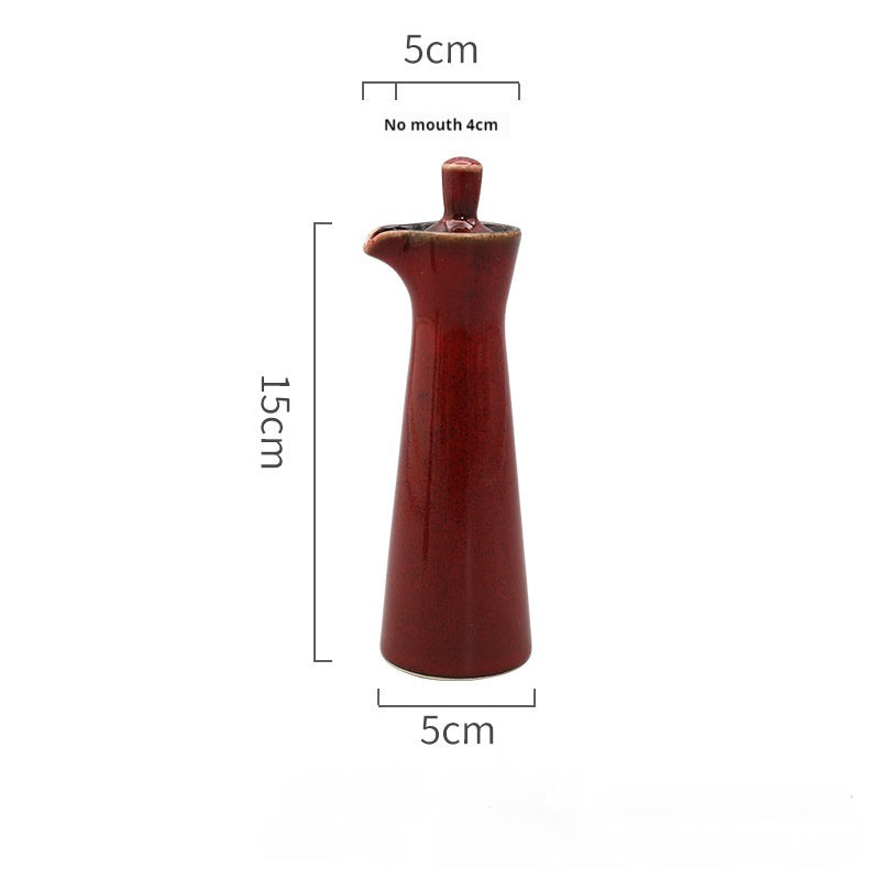 Household Japanese Style Fashion Kiln Baked Seasoning Bottle