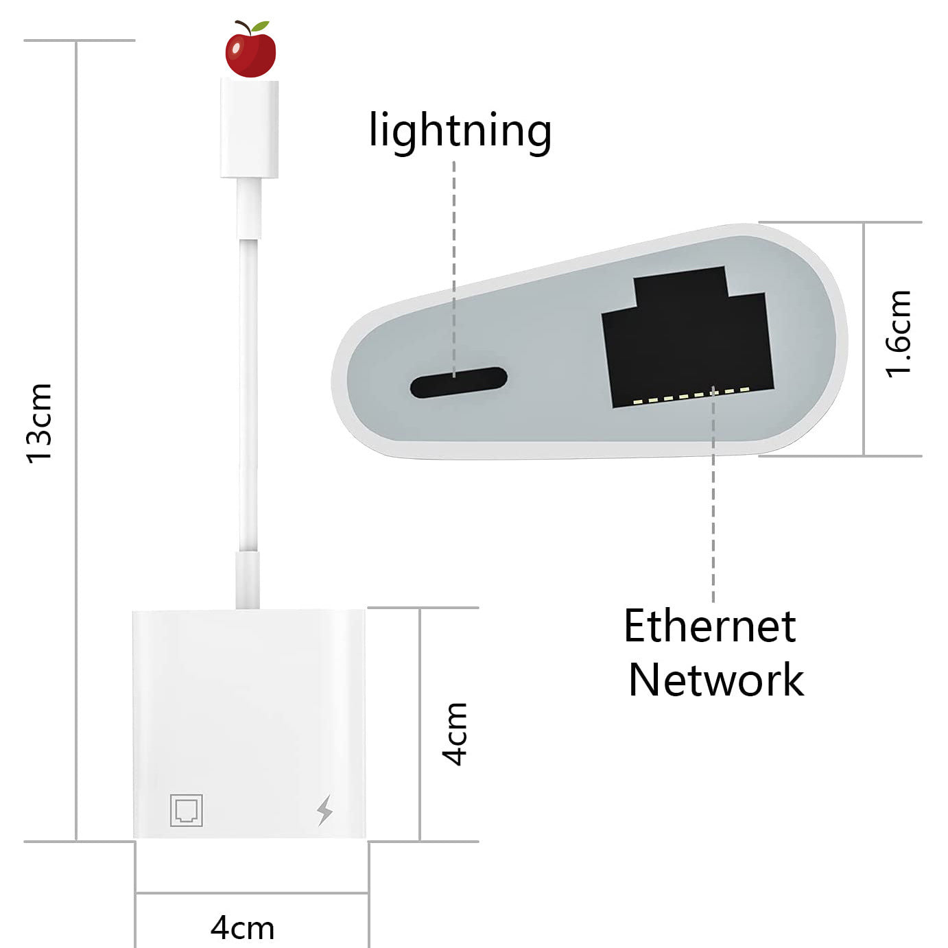 Connecteur de carte réseau Câble réseau de connexion de téléphone portable