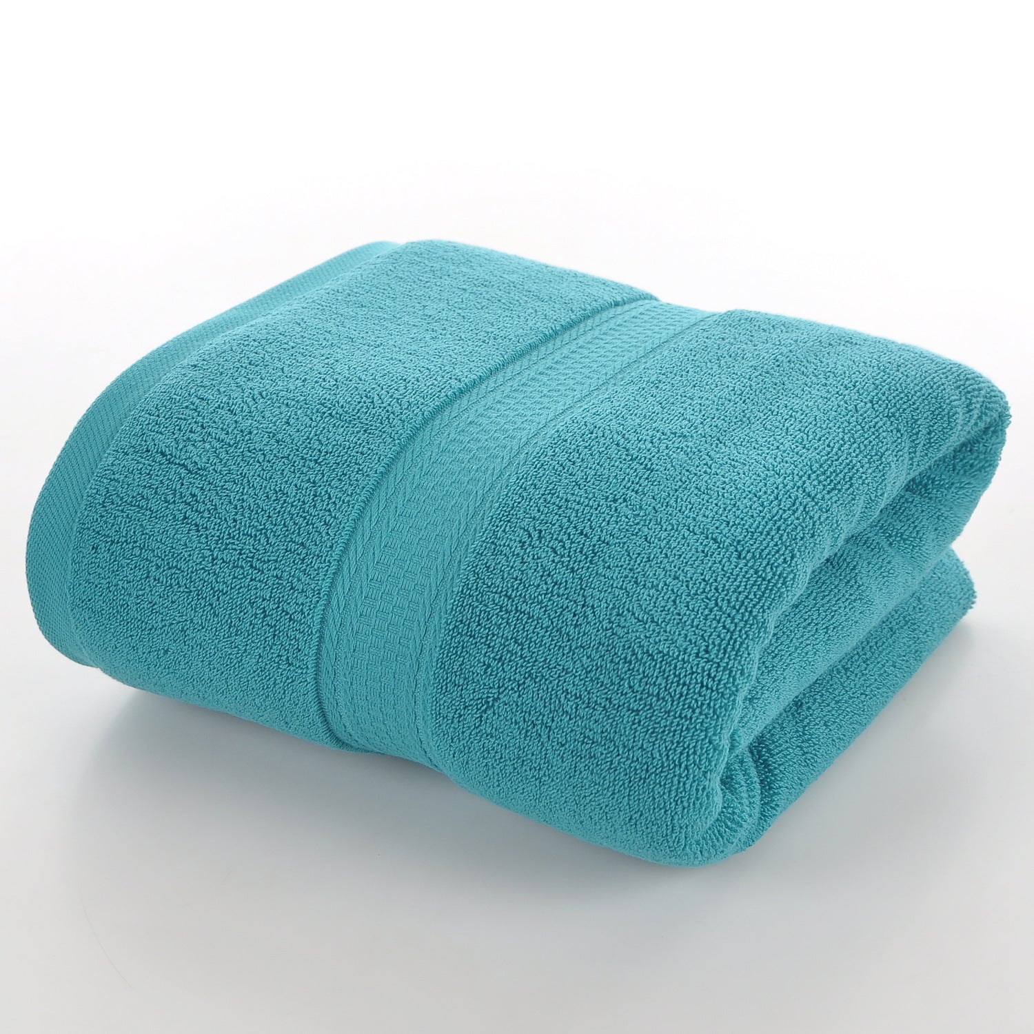 Serviette de bain unie en pur coton pour la maison