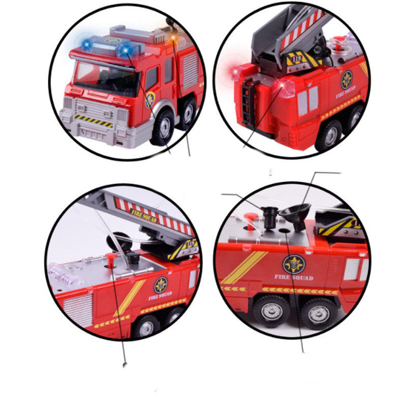 Jouets d'extinction d'incendie électriques universels à lumière sonore pulvérisables à l'eau