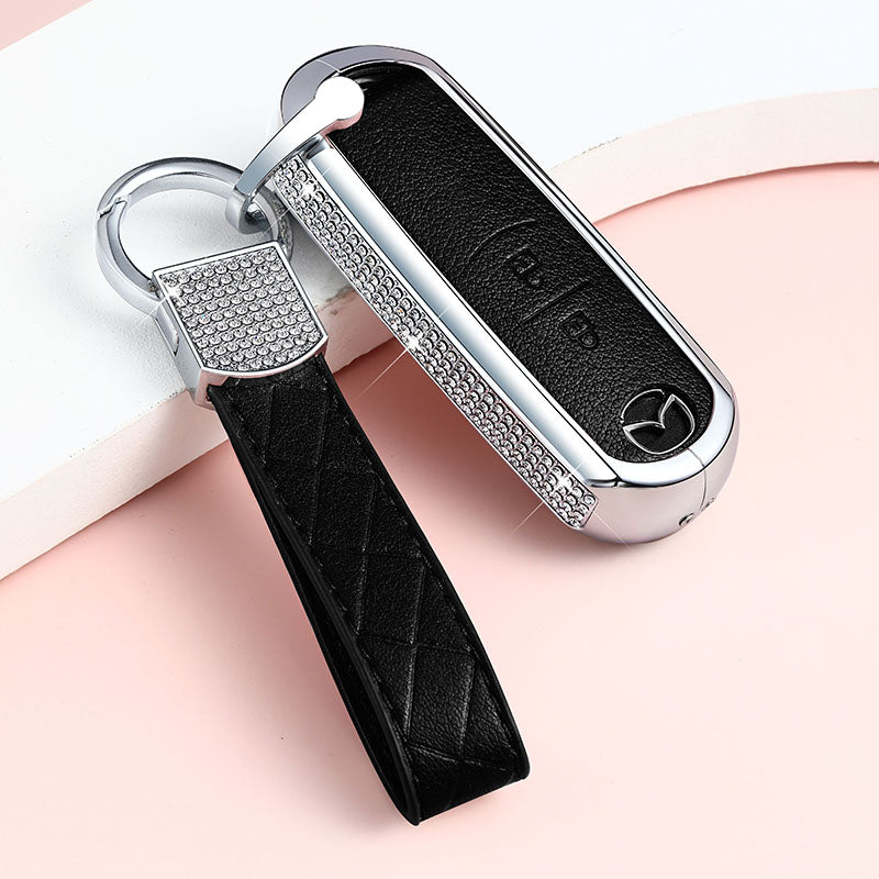Diamond-encrusted Car Key Case Buckle Bag
