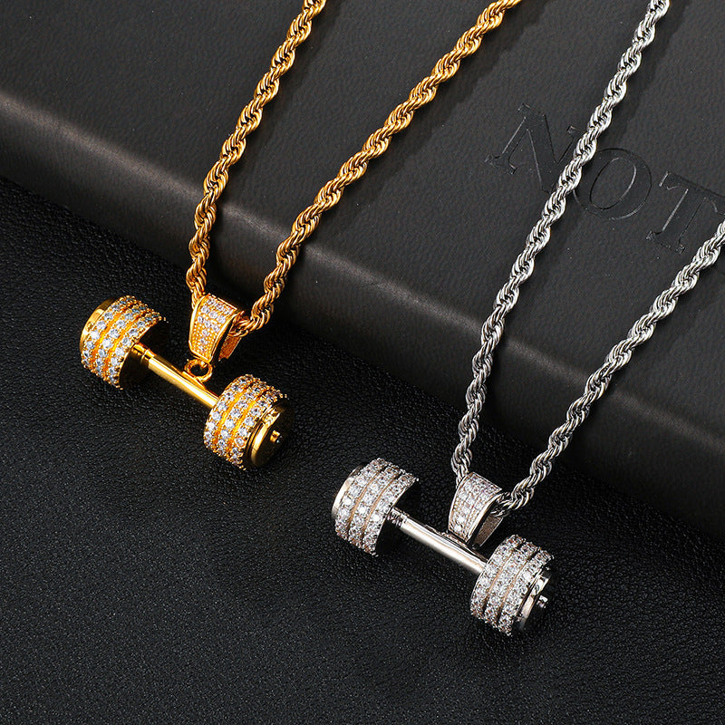 Men's Full Diamond Hip Hop Pendant Necklace