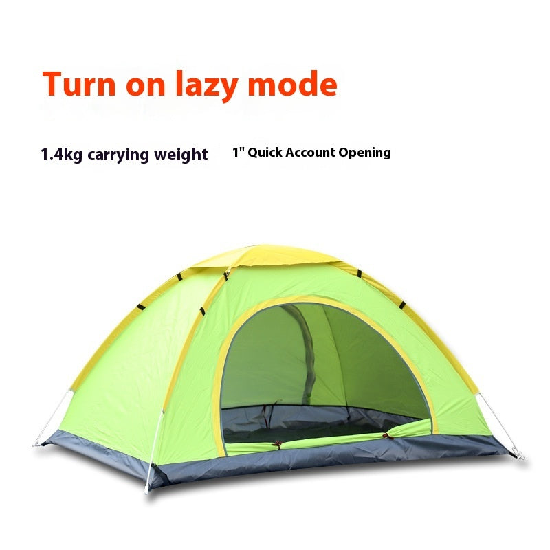 Tente de camping automatique double porte multi-personnes