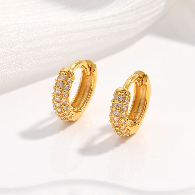 Fashion Personalized Flower Round Earrings For Women