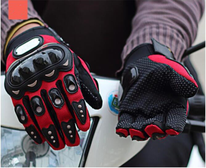 Gants de moto hiver imperméables chauds quatre saisons